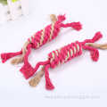 Factory Sell Candy Cotton Rope Chew Pet Toy